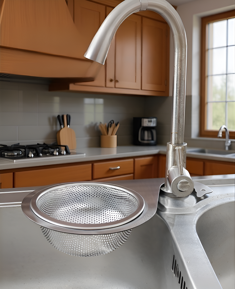 سلة بلاستيك بجعة لتصريف الحوض