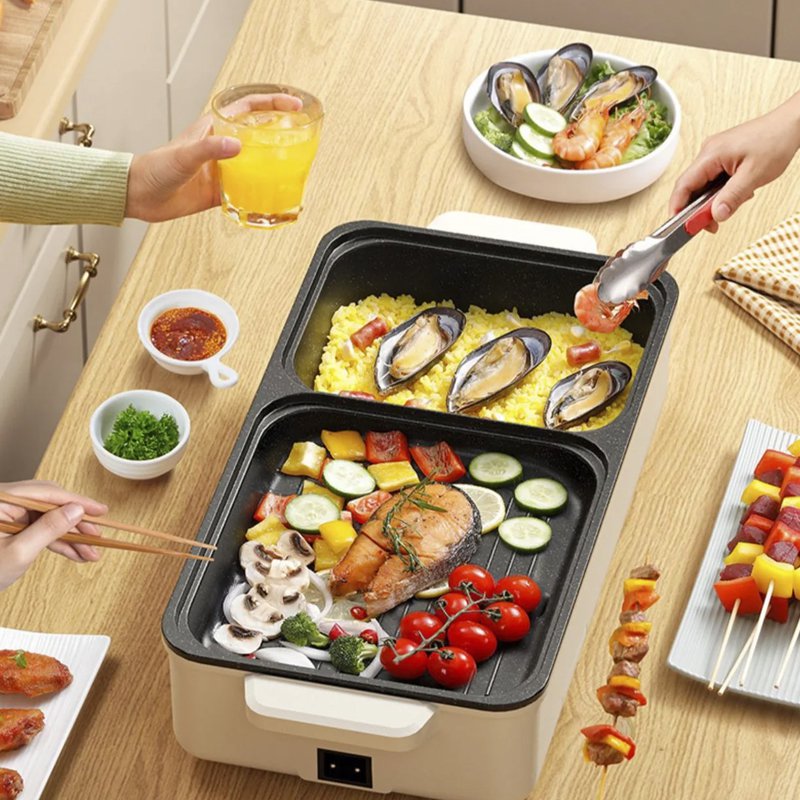 2-in-1 multifunctional electric furnace