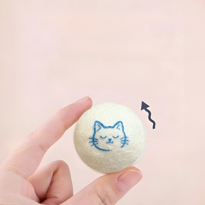 Jouet pour chat en laine silencieuse