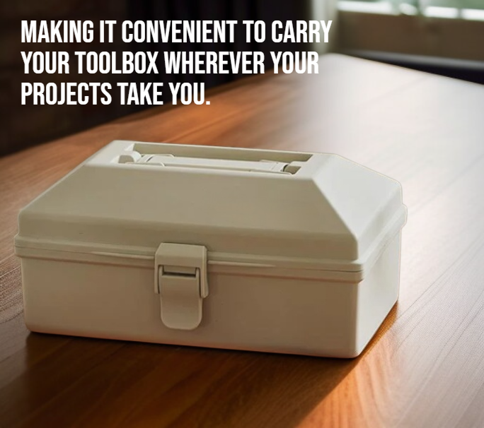 Durable storage box for tools and accessories