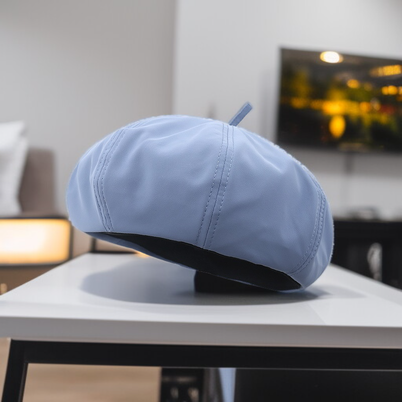 和風マットレザーの秋冬用ペインターハット（女性用）