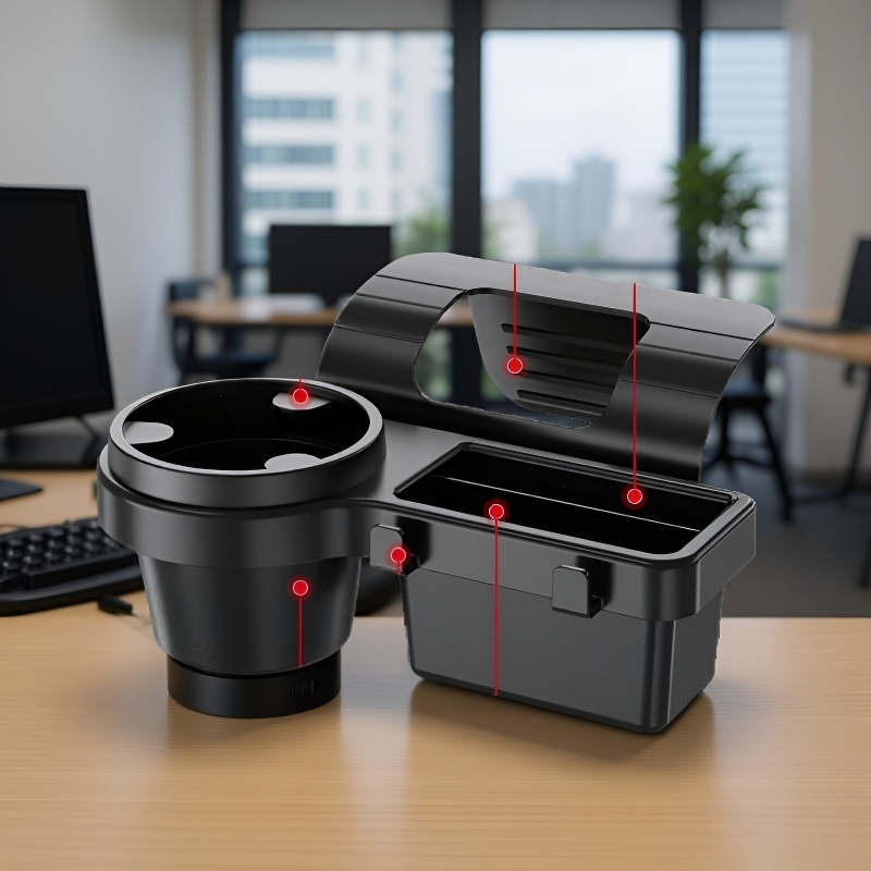 Univerzální úložný držák do auta, na telefon, klíče, nápoje a drobnosti