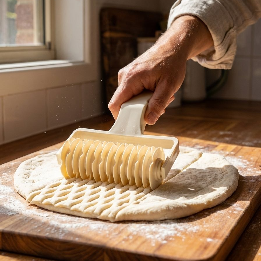 Küchenpizza-Netzrollenschneider