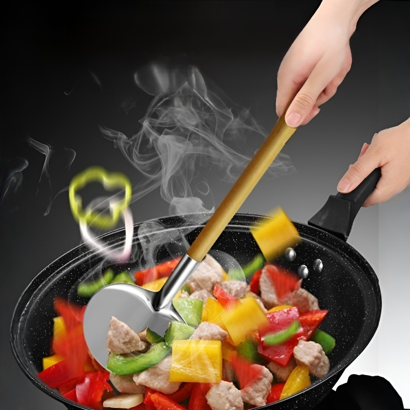 ไม้พายสแตนเลสสำหรับทำครัว ทนความร้อนสูง