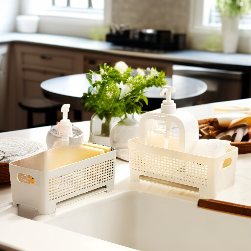 多機能キッチン水切りラック 実用的な家庭用収納ラック