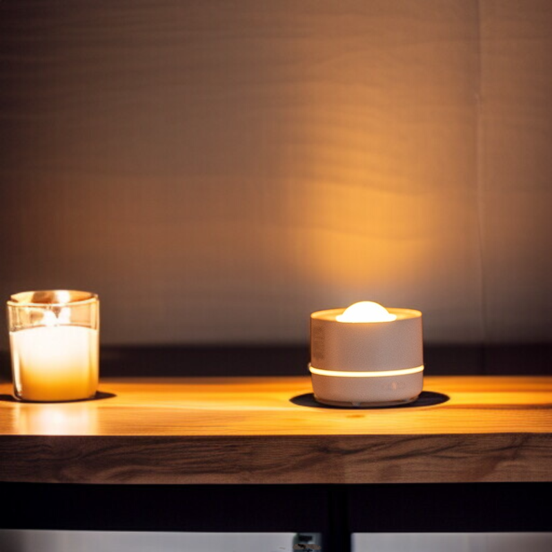 Humidificador de Aromaterapia de Escritorio Giratorio