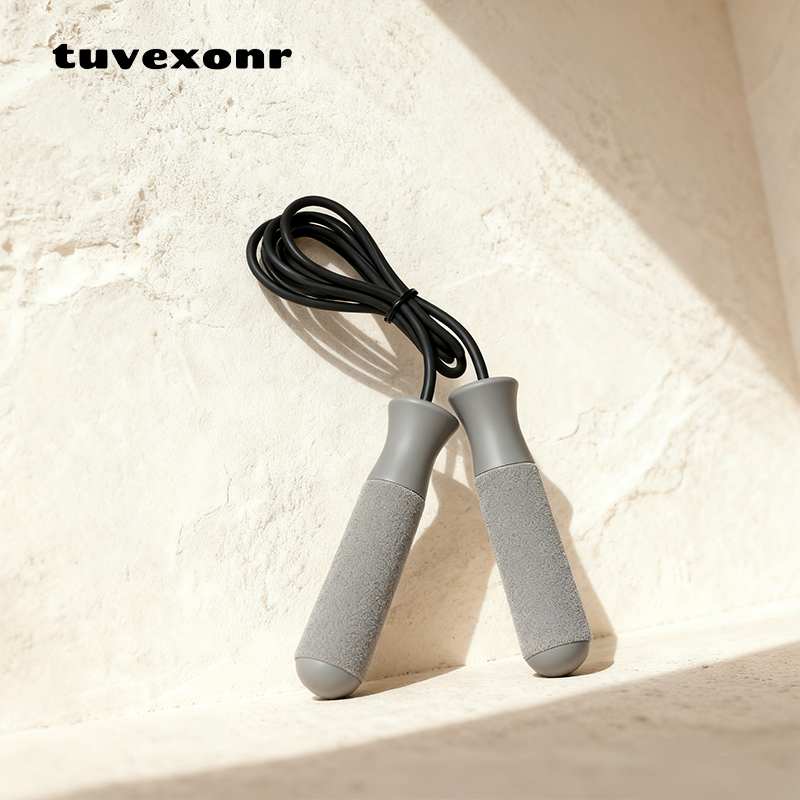 미끄럼 방지 핸들 점프 로프 세트 전체 이미지