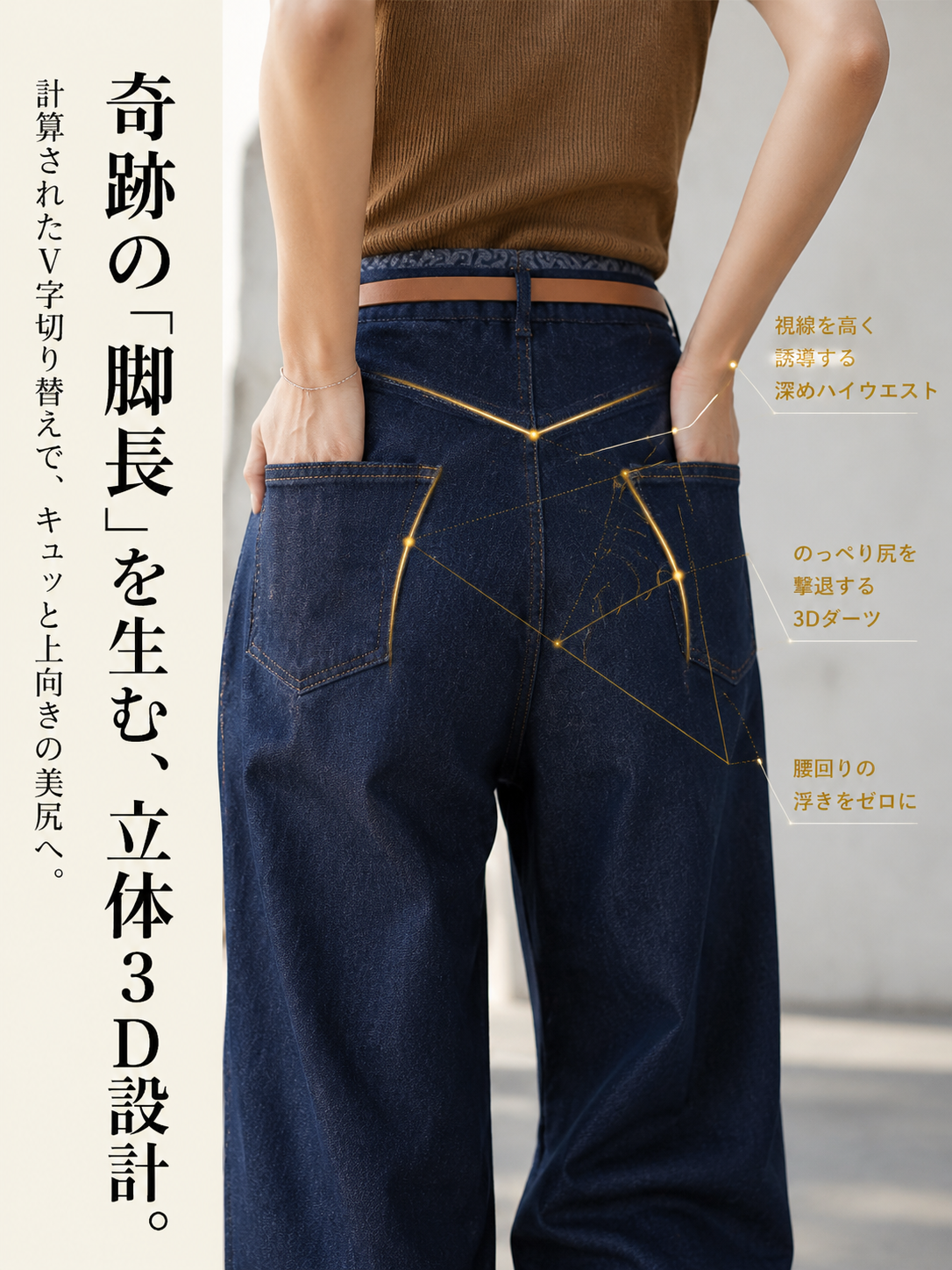 【公式サイト直販】Monolly デザイナーズ デニム | 周りと差がつく、洗練されたこなれ感