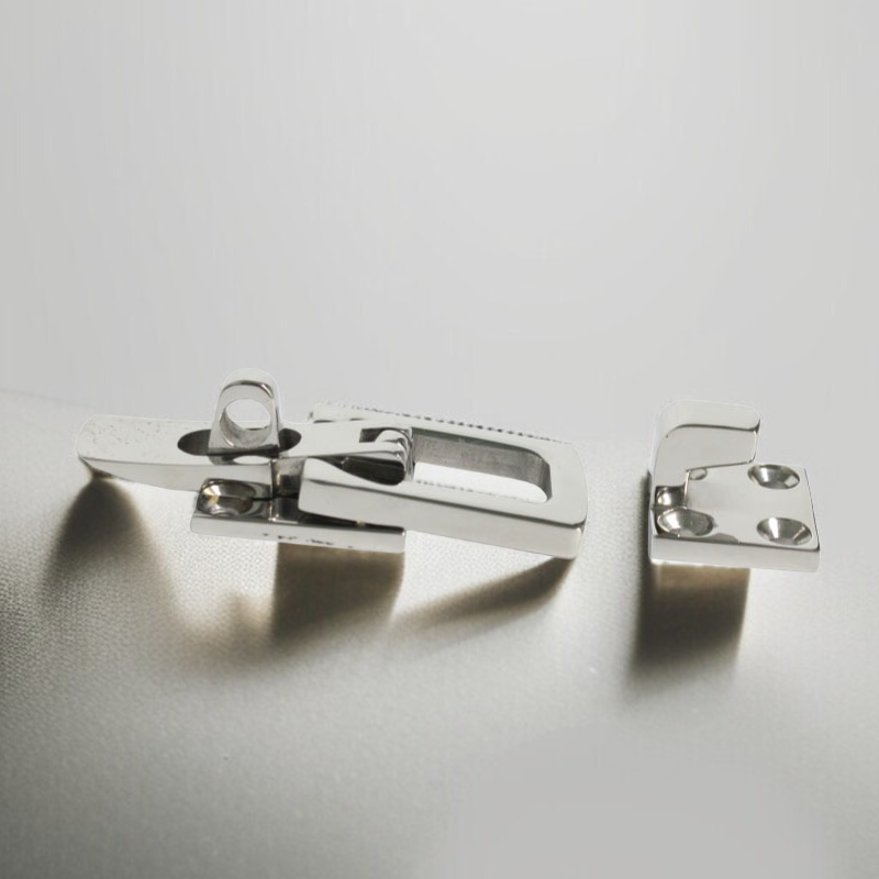 船用特殊ステンレススチールキャビンドアプルバックル 耐腐食性金属ドア固定バックル ヨットのハッチロック用プルバックル