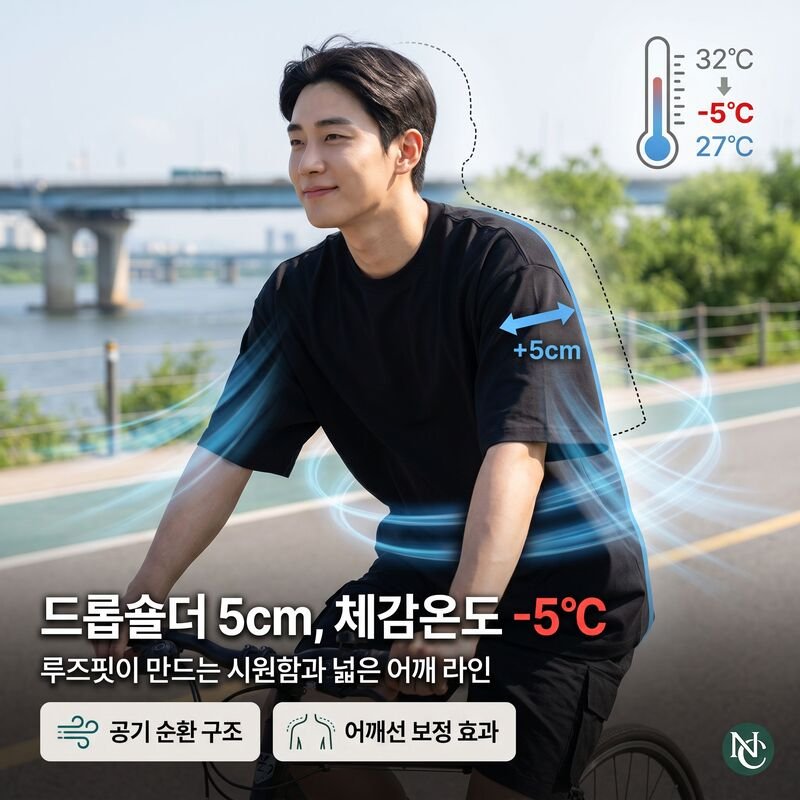 남성 트렌디 반팔티셔츠 순면 메인 아일랜드 프린트 스트리트 스타일