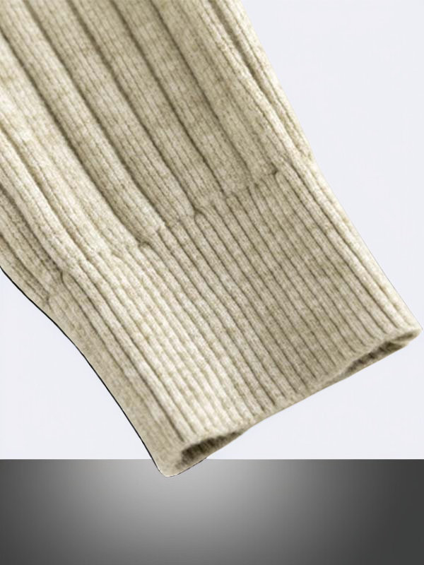 シンプルデザインのインナーボトムカーディガン