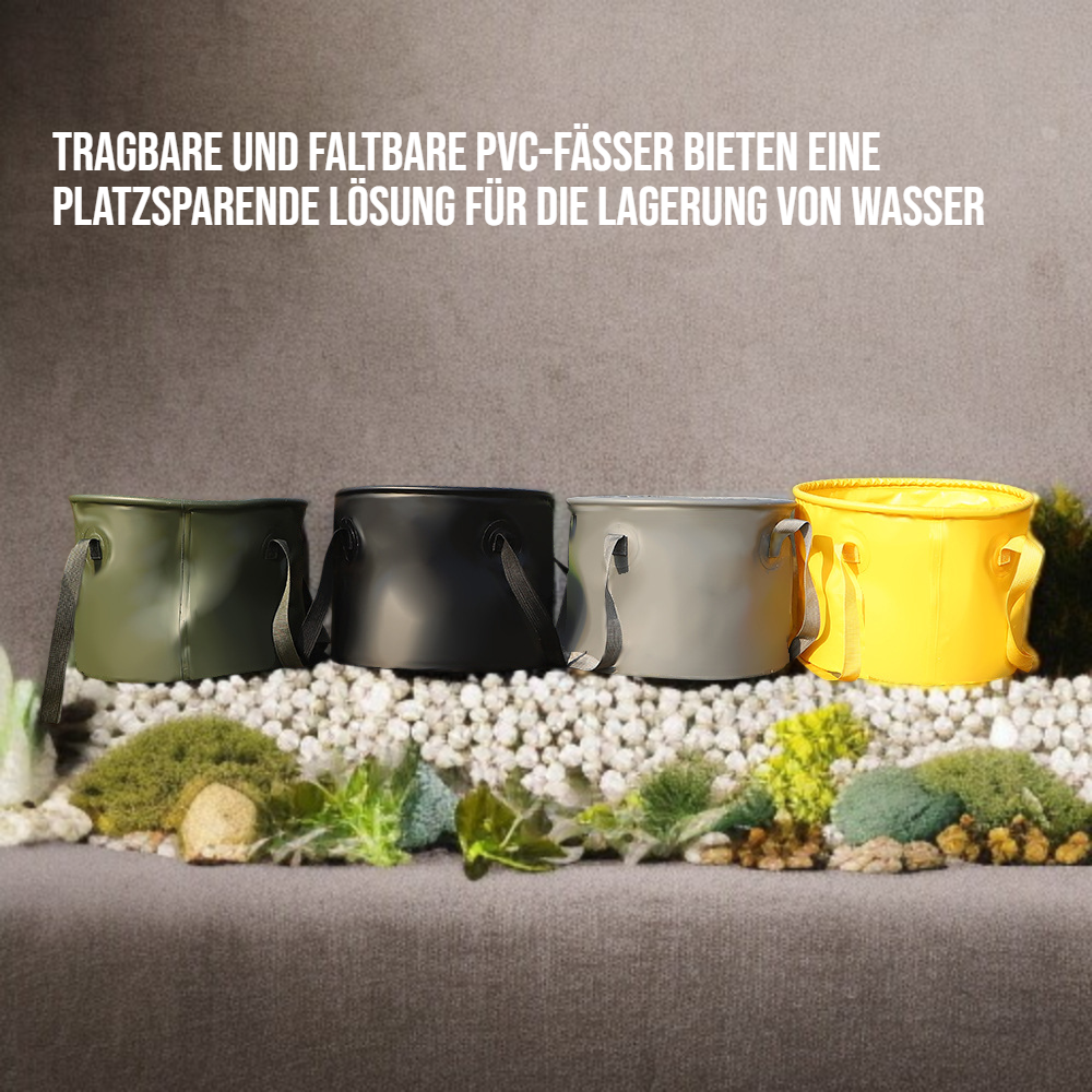 Tragbare Faltbare PVC-Fässer