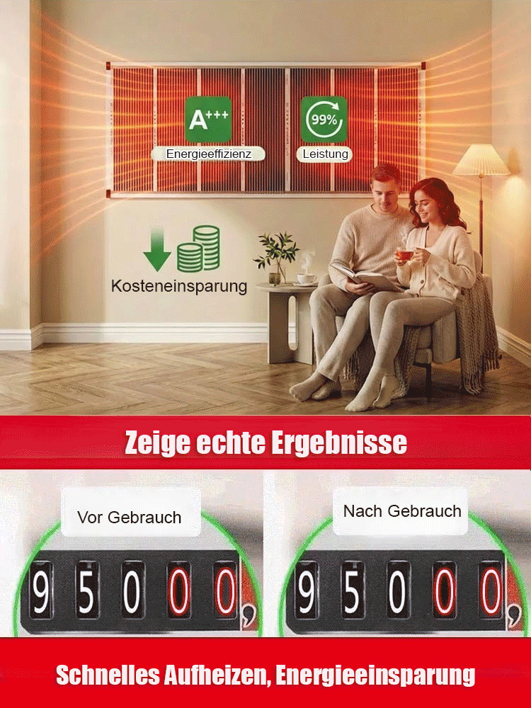 【5 Sekunden Schnellheizung】Deutsche Hightech-Graphen-Wandheizung