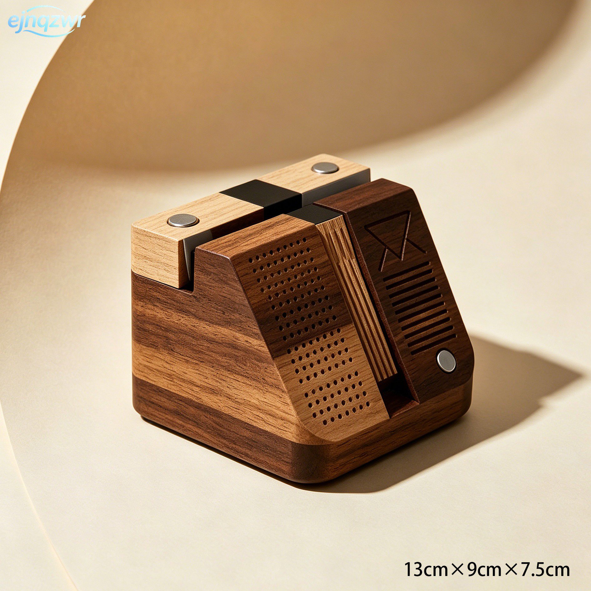 Eleganter Holz Memo-Halter für Büro