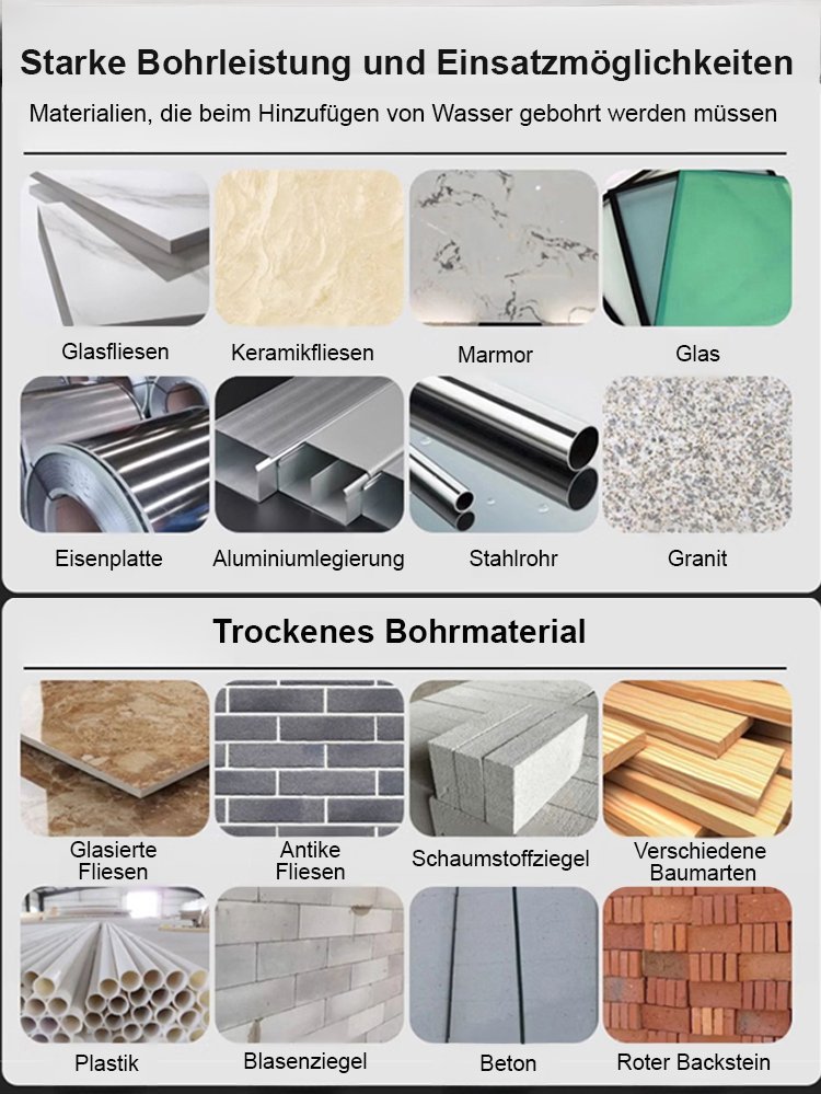 Wolframstahl-Kreuzbohrer-Set✨ Durchdringt Stahlbeton in 3 Sekunden mühelos.