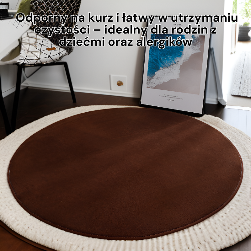 Dywan całoroczny, odporny na kurz, można prać w wodzie, prostokątny i okrągły