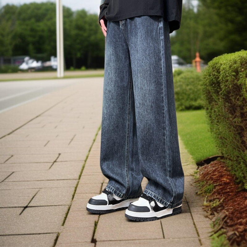 남성용 캐주얼 드레이프 팬츠