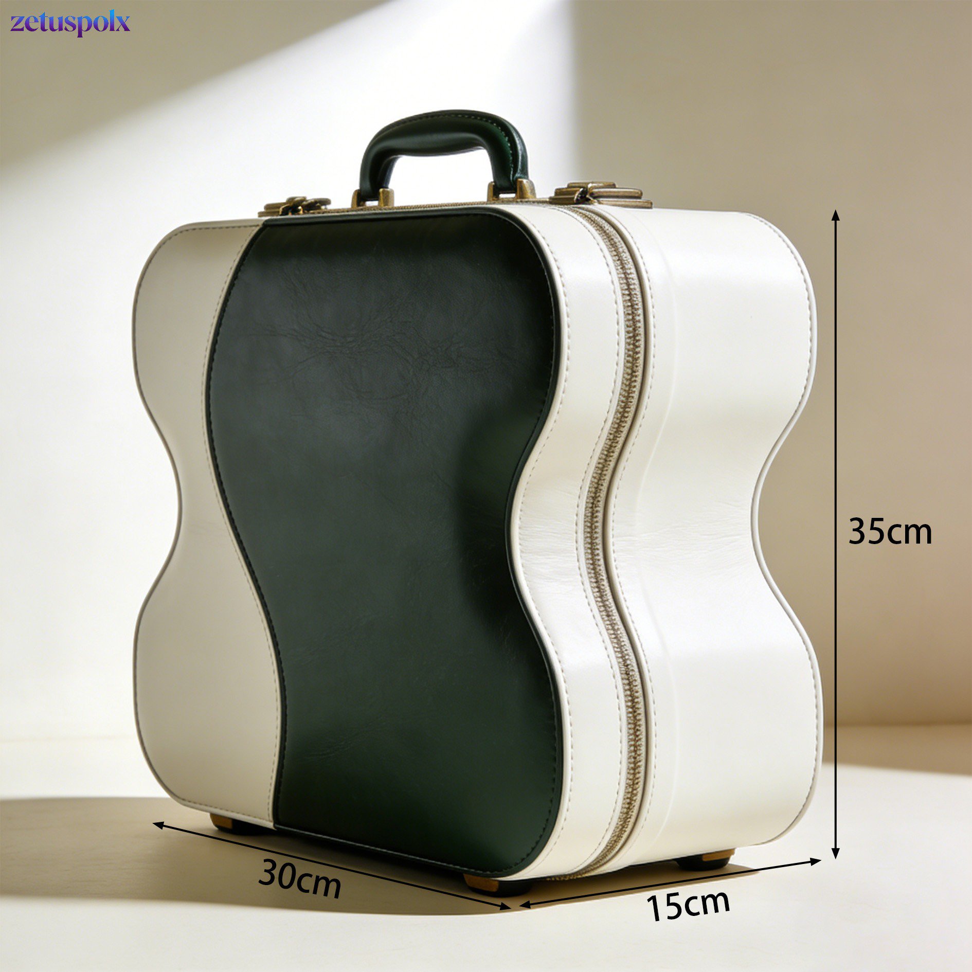 Spacious retro luggage for long trips