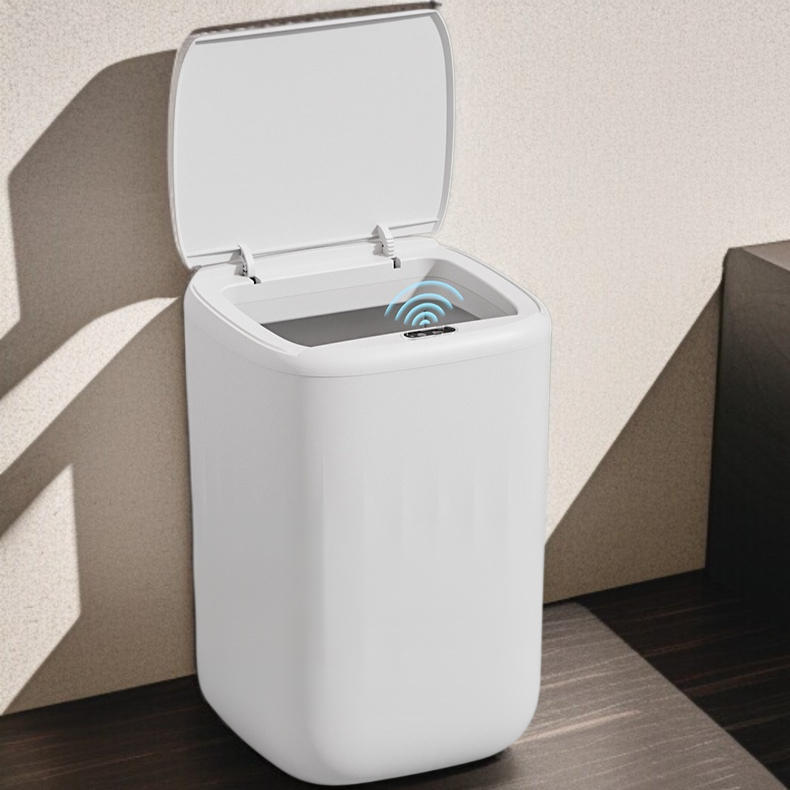 거실 휴지통 전자동 충전 감지 비접촉 휴지통 화장실 발차기 휴지통