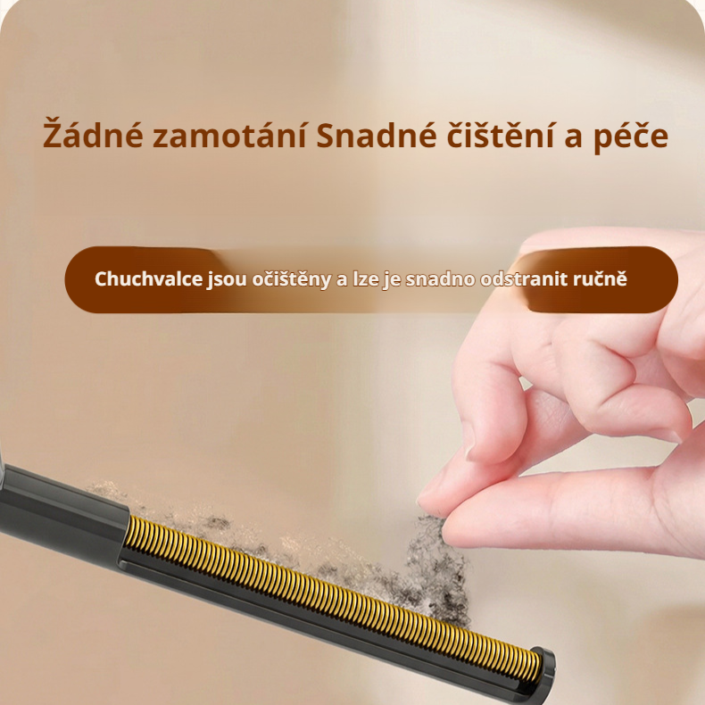 Odnímatelný lepivý váleček na prach a chlupy 2v1 