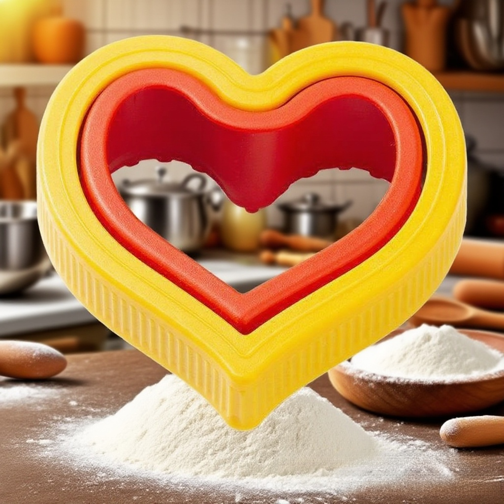 Sandwichschneider mit Cartoon-Motiv, Edelstahl