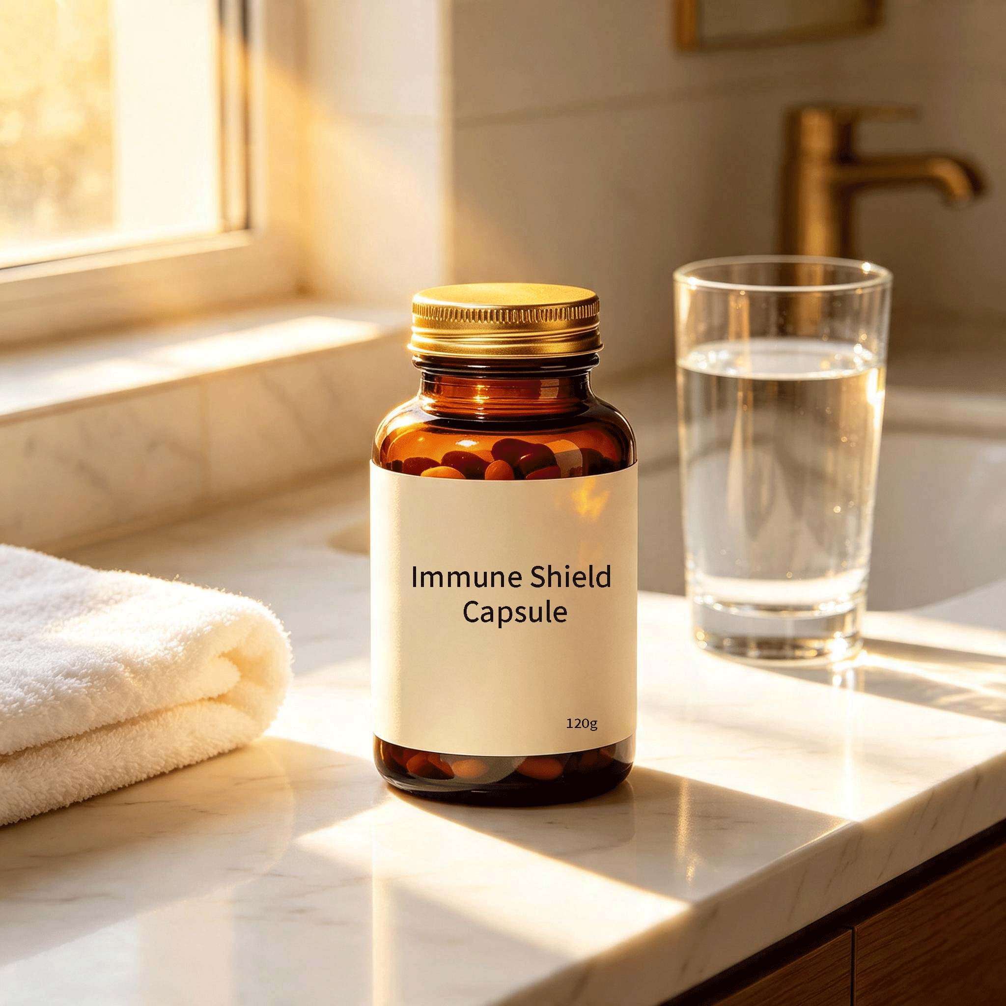 Immune Shield Capsule ingredients label