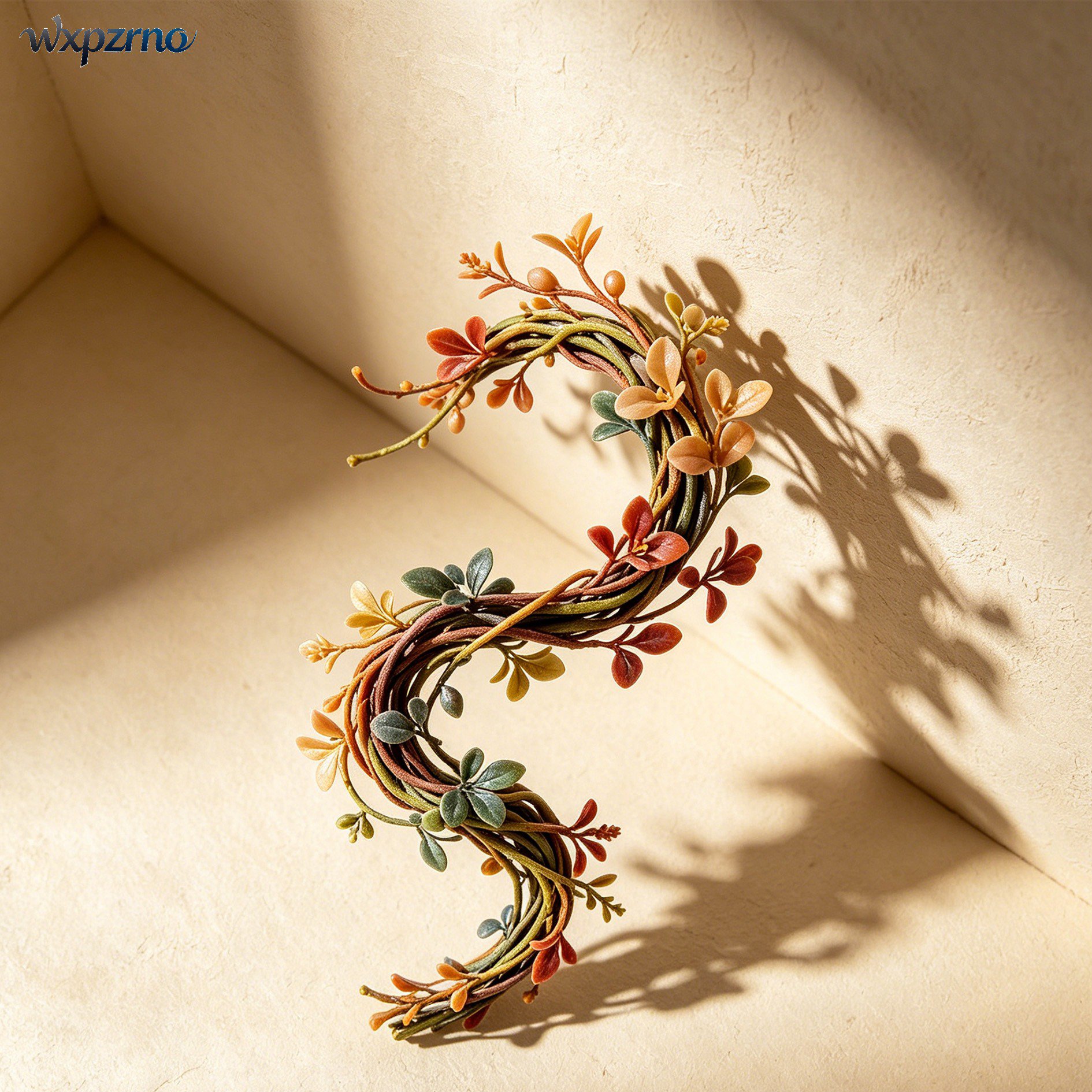 Dried flower arrangement ornaments (2 pieces)