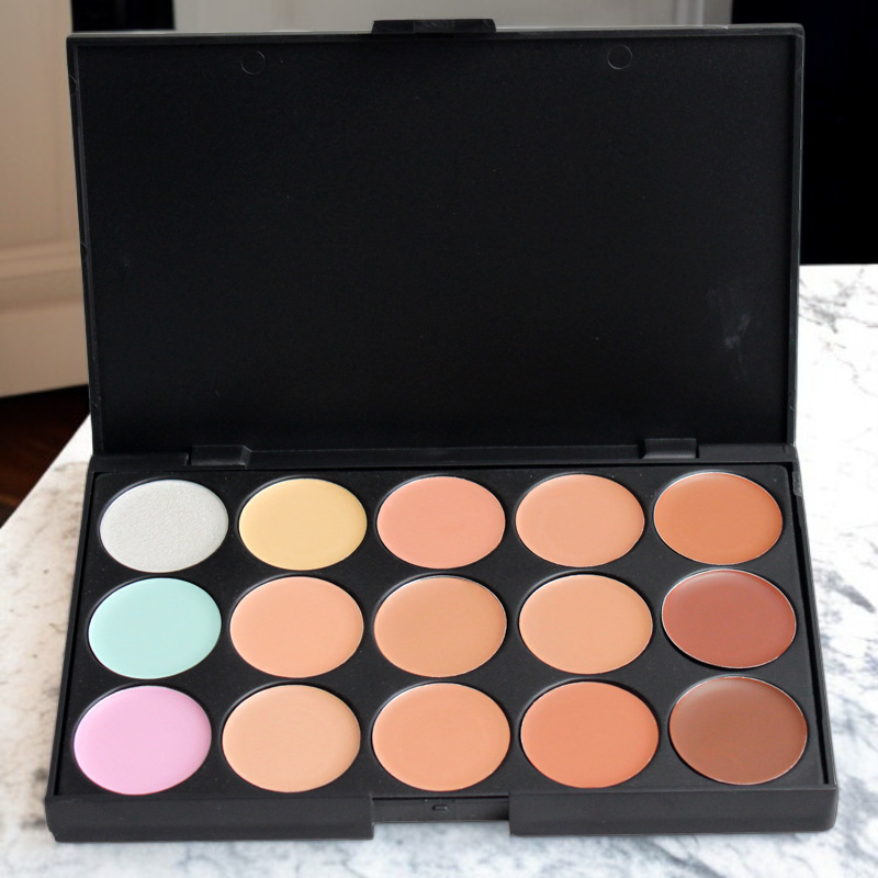 15色マットコンシーラーアイシャドウパレット