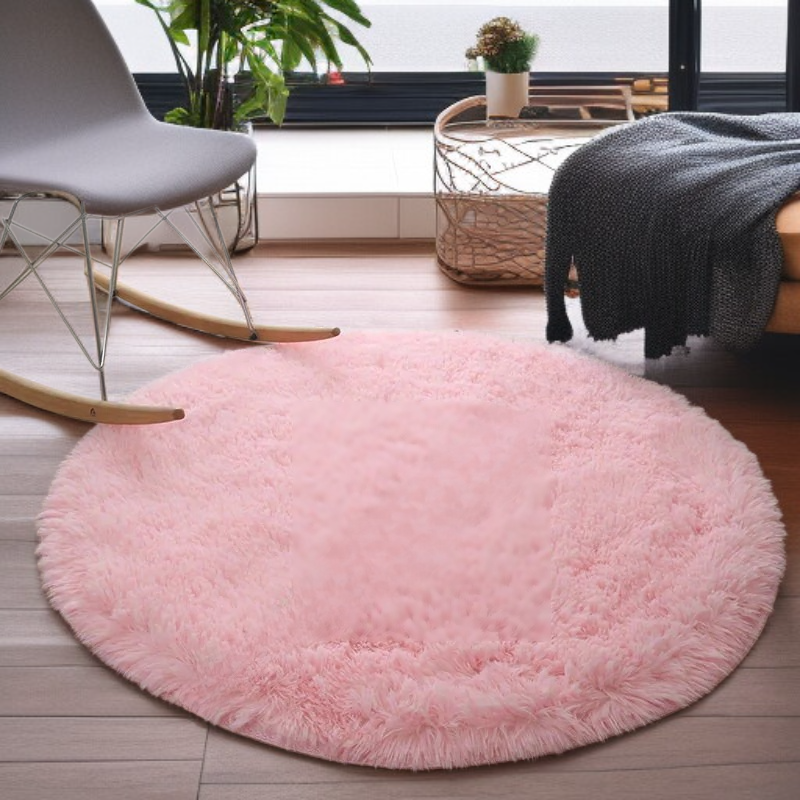 ウルトラソフト プラッシュ 円形ラグ