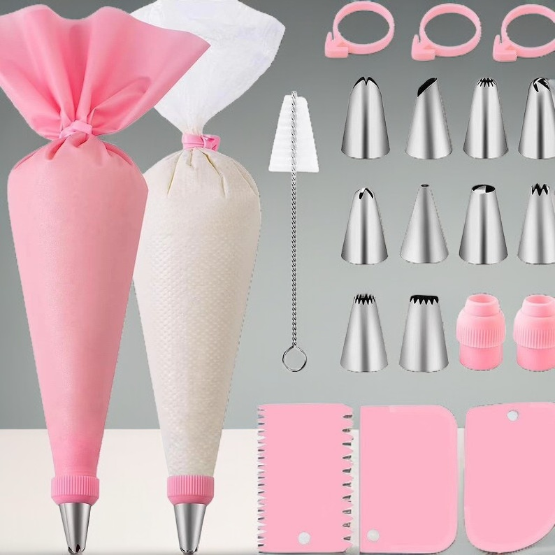 Edelstahl Spritztüllen Set Backwerkzeug Set