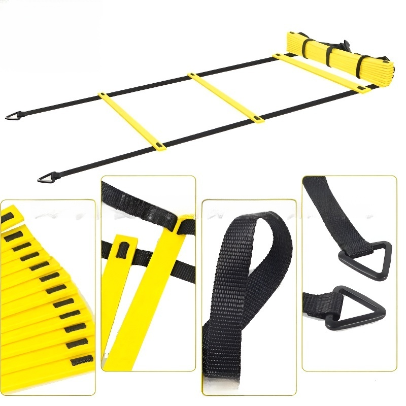 Equipamiento de entrenamiento de fútbol: escalera de agilidad, escalera de velocidad, escalera de re