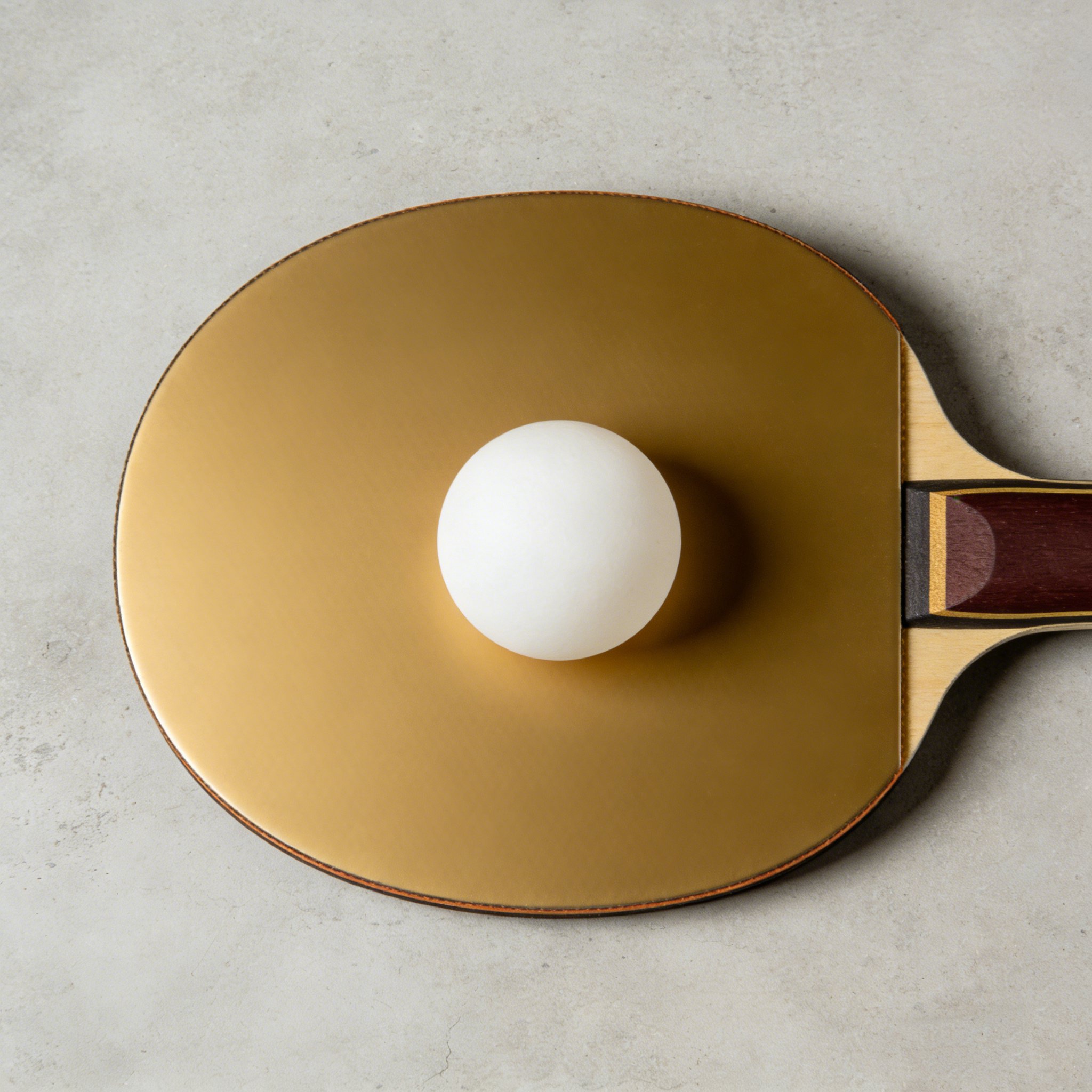 握りやすい卓球ラケットのグリップ部分のクローズアップ