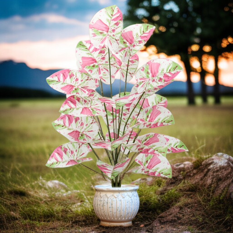 多色人工カラーリリー観葉植物　インテリア装飾用