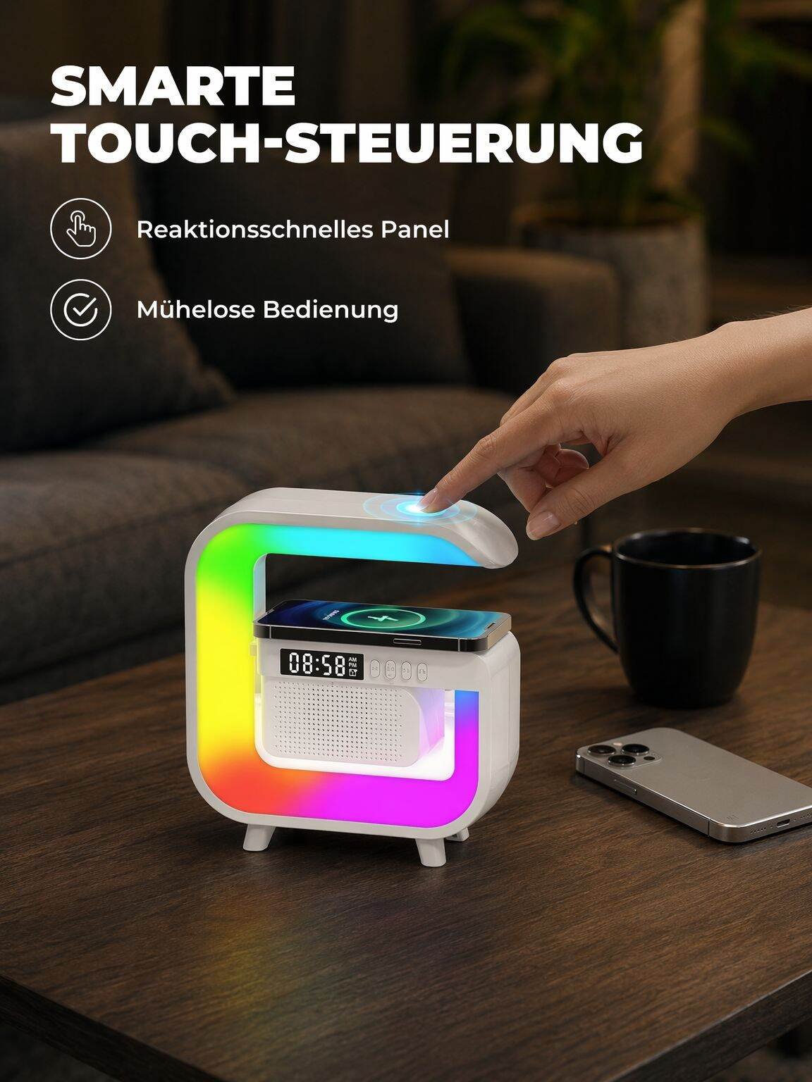 Bluetooth Lautsprecher mit Stimmungslicht