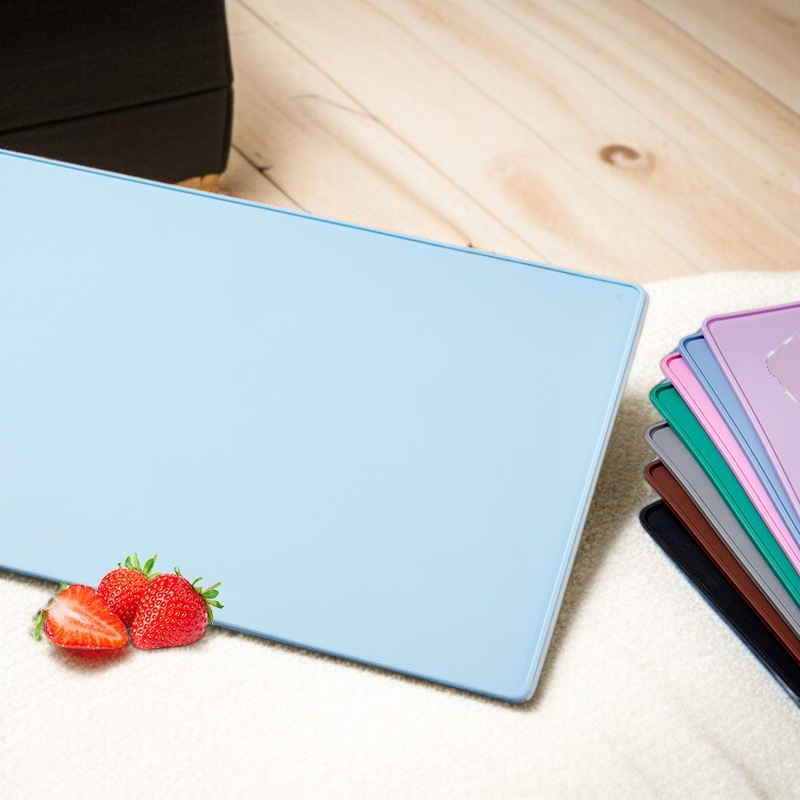 食品グレードのシリコンプレースマット、家庭用ダイニングマット、耐熱カウンタートップ保護マット、キッチンカウンタートップマット、テーブルマット