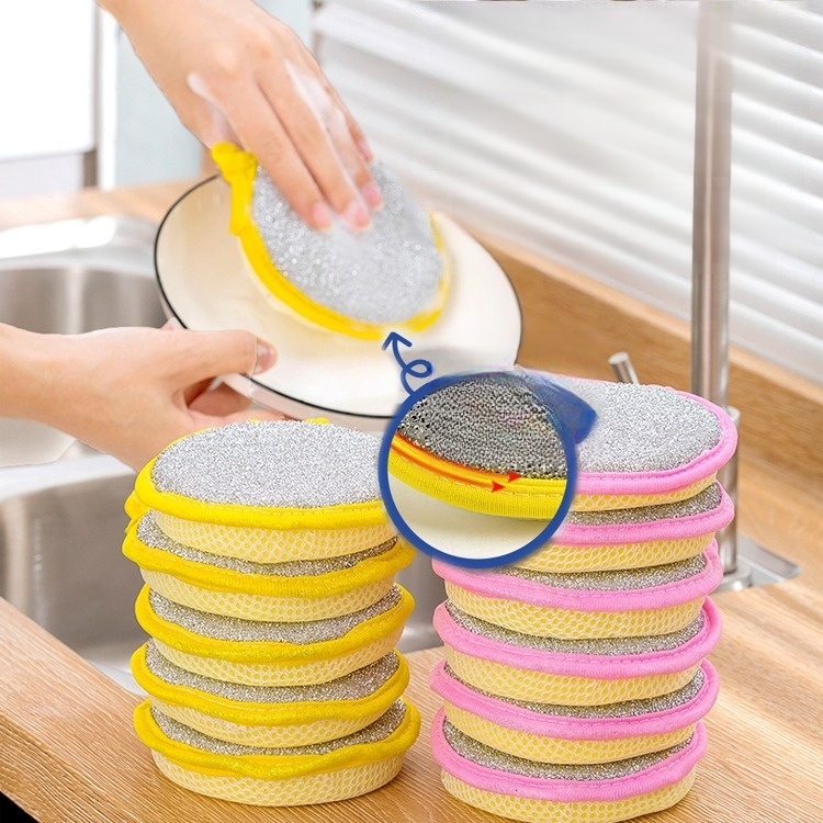 주방 설거지 스펀지 스펀지 가정용 내구 두꺼운 세척 용이