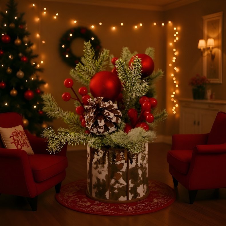 Modern otthoni dekoráció utánzott PE kéreggel