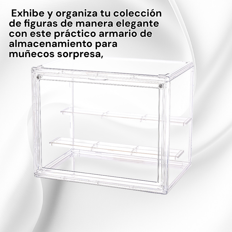  Caja de exhibición y almacenamiento para figuras sorpresa