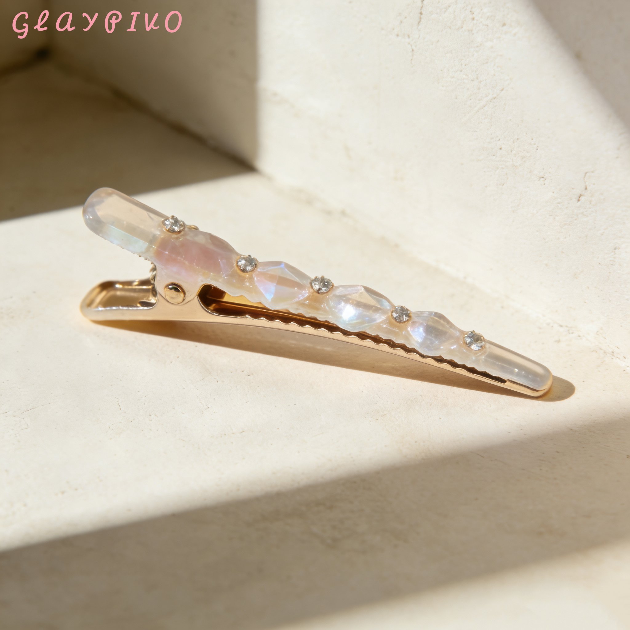 คลิปหนีบผมปากเป็ดโลหะ แข็งแรงทนทาน