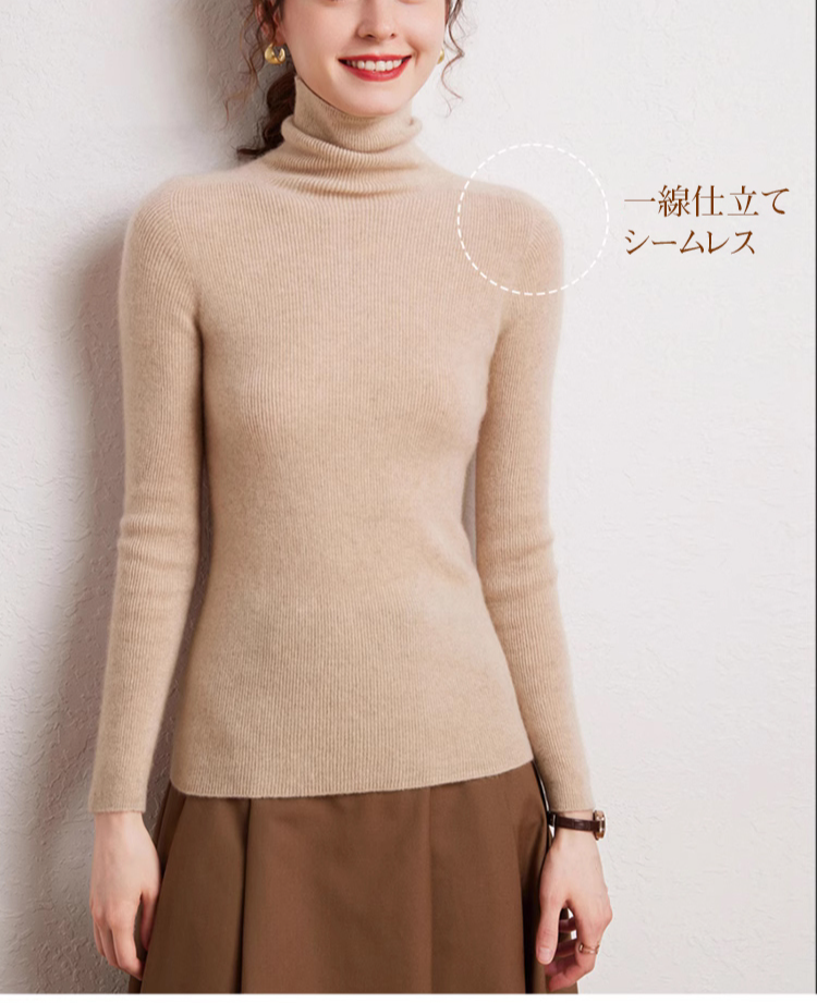 タートルネックデザインの詳細