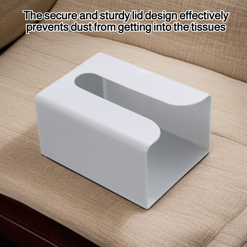 Simple wooden tissue box