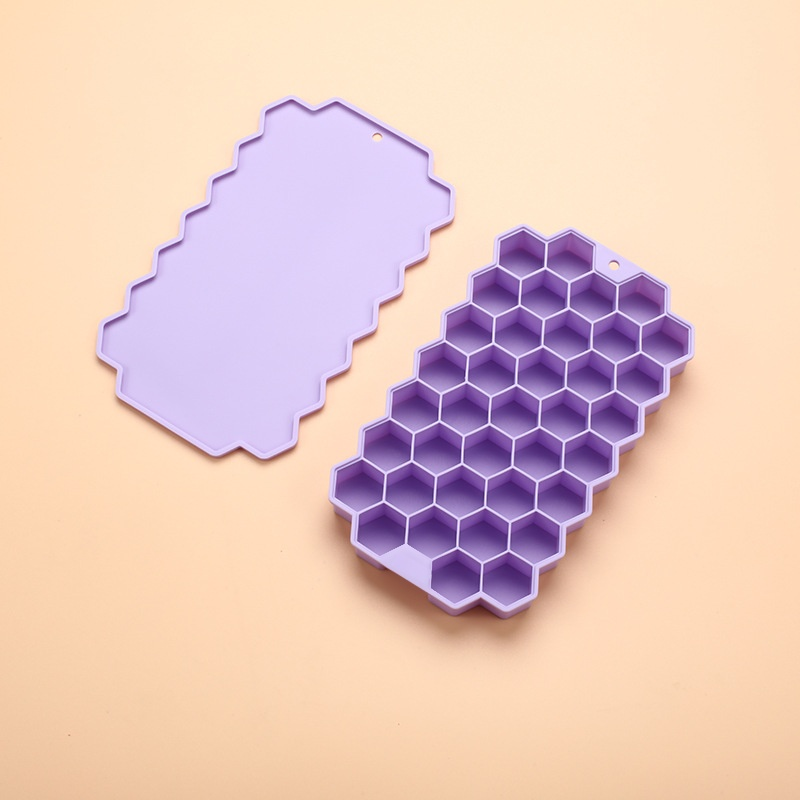 蜂窩矽膠製冰盒37格冰塊模具