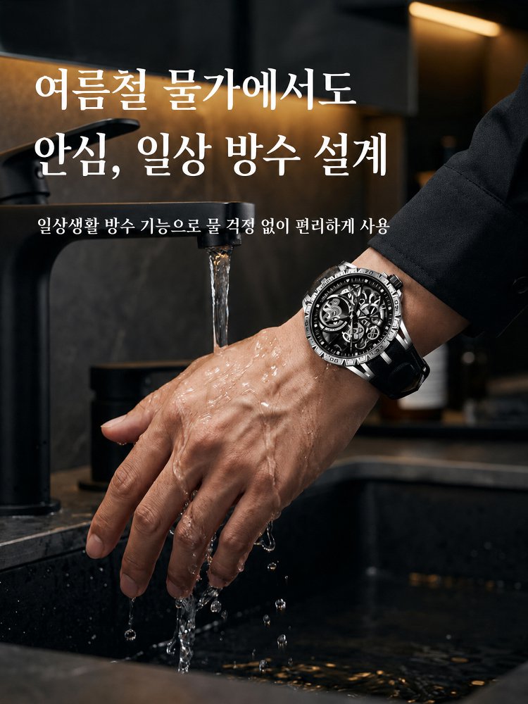 【1+1特价】리미티드 에디션 스켈레톤 워치