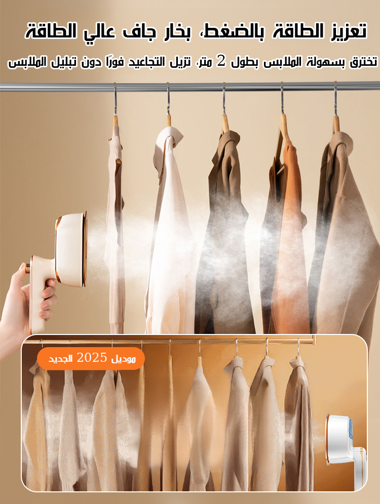 مكواة يدوية محمولة عالية الطاقة للاستخدام المنزلي