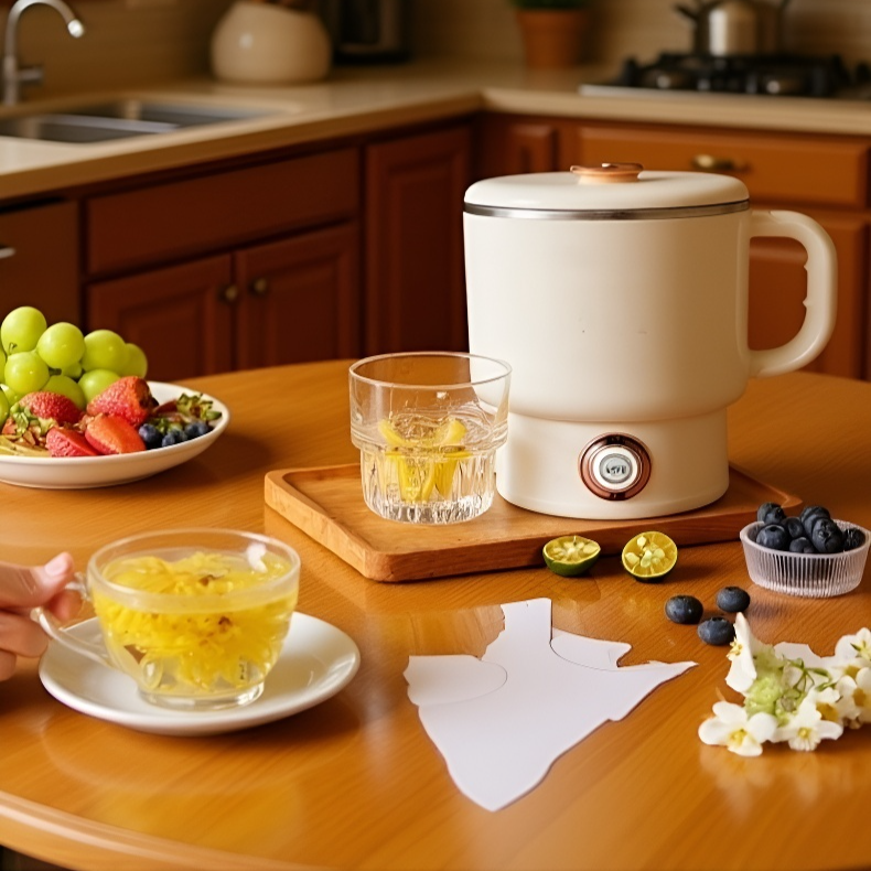 アウトドアキャンプで使える折りたたみケトル