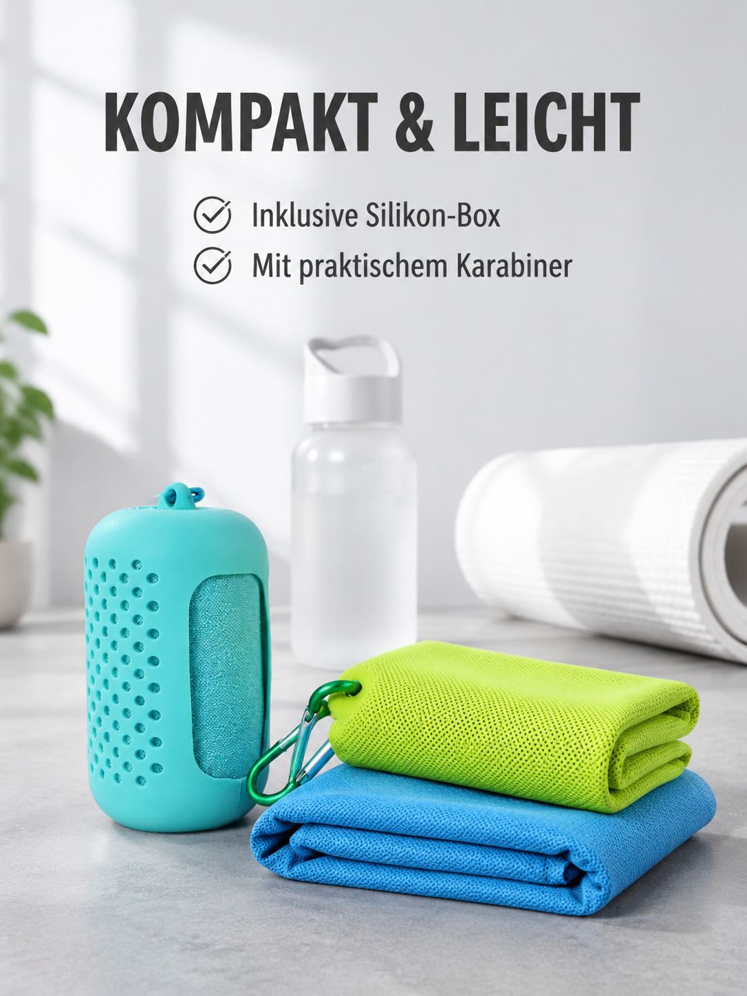 -10℃ Kühlendes Eistuch, Sofort Kühlendes Sporthandtuch
