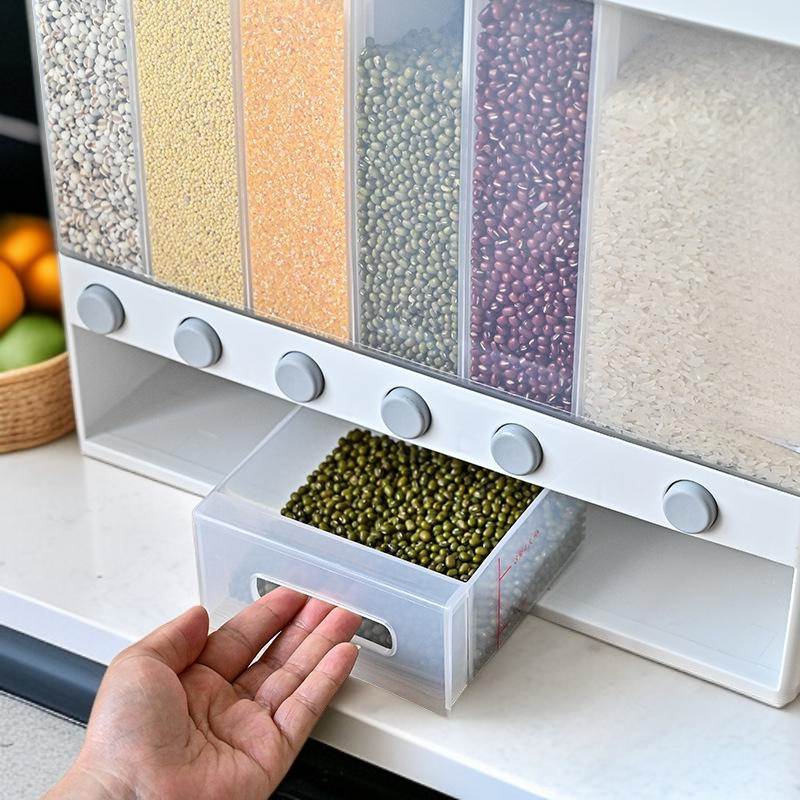 Wall-mounted Multi-purpose Grain Storage Container