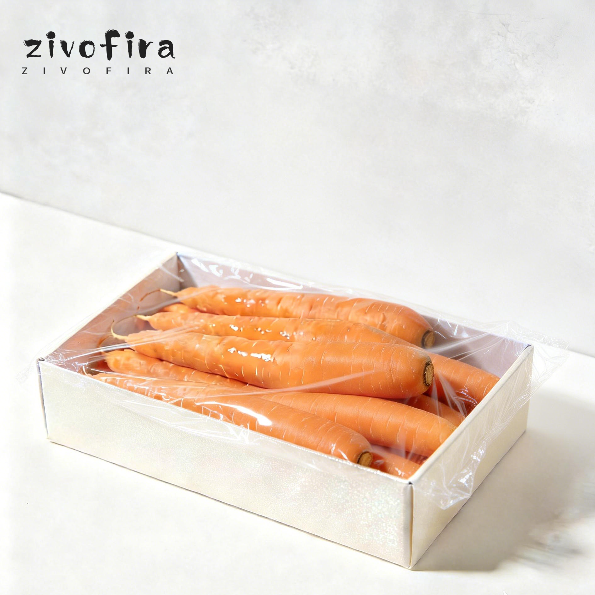 กล่องแครอทสดคุณภาพดี