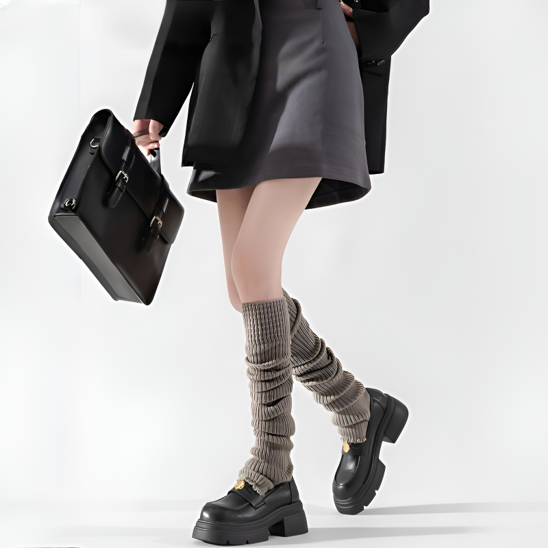 Solid color yoga socks