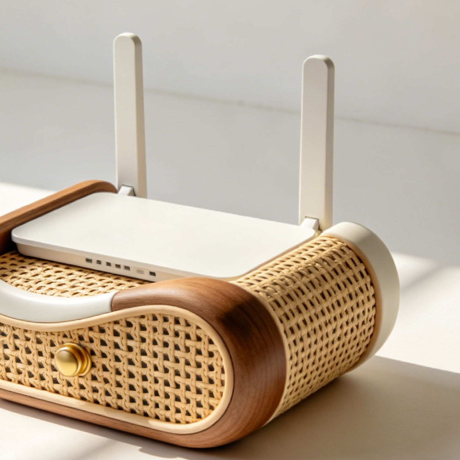 라우터 및 전용 등나무 받침대 보호대